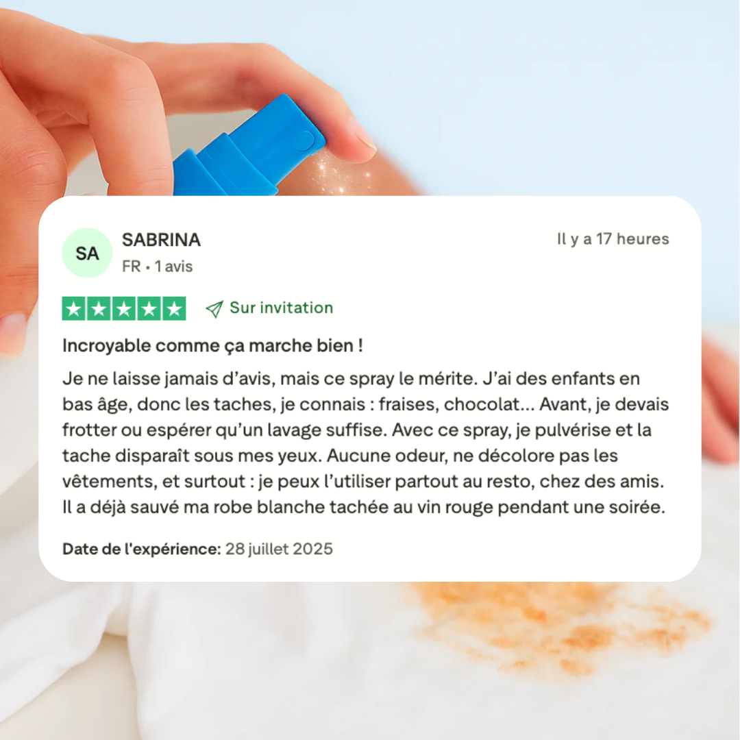 Spray détachant